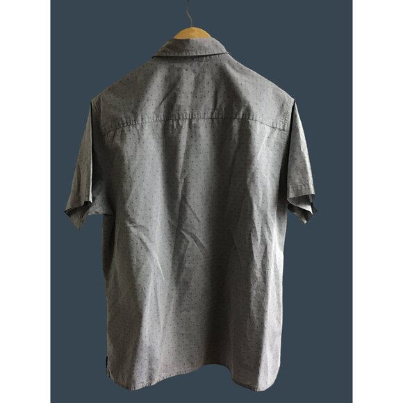 GOODIELLOW- BLUE PATTERN STANDARD FIT MENS SHIRT SIZE MEDIUM - Picture 2 of 6